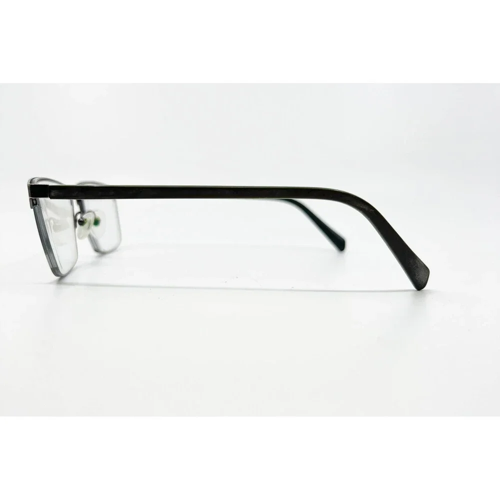 Mark + James Eyeglasses Men Brown Semi Rimless Rectangular 58-18-150